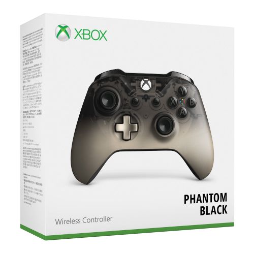  Microsoft Xbox One Wireless Controller, Phantom Black Special Edition, WL3-00100