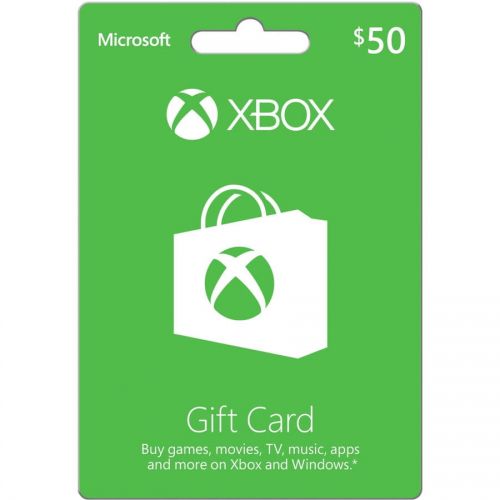  Microsoft Xbox Live Card $50