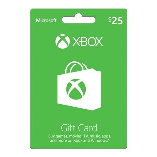  Microsoft Xbox Gift Card $25