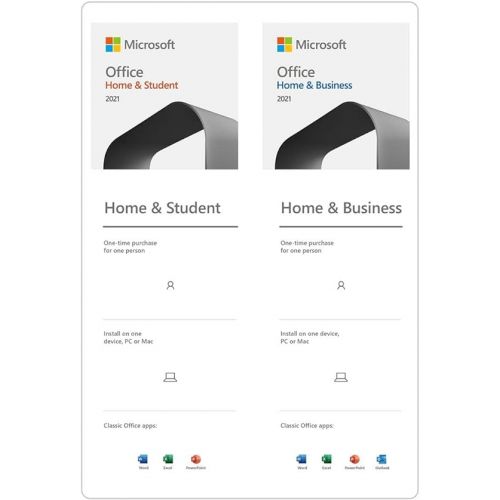  Microsoft Office 2021 Home & Student - Box Pack - 1 PC/Mac [Keycard]windows