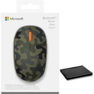 Microsoft Wireless Bluetooth Mouse Comfortable Design for PC/Laptop/Desktop, Right/Left Hand Use, 3-Buttons, Works with Mac/Windows Computers with Cleaning Cloth - Forest Camo, Green