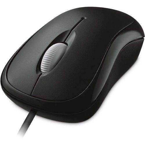  Microsoft Basic Optical Mouse - Black (P58-00061)