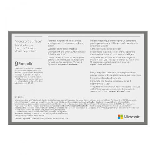  Microsoft Surface Precision Mouse, Light Grey