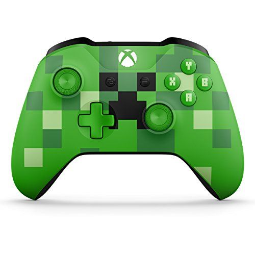  [아마존베스트]By Microsoft Microsoft Xbox Wireless Controller - Minecraft Creeper - Xbox One (Discontinued)