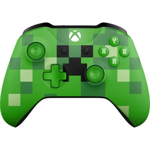  [아마존베스트]By Microsoft Microsoft Xbox Wireless Controller - Minecraft Creeper - Xbox One (Discontinued)