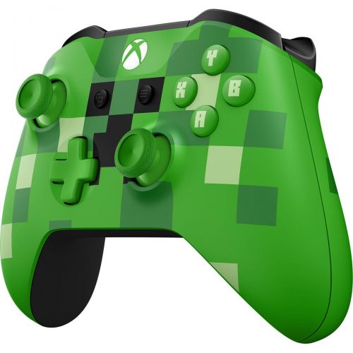  [아마존베스트]By Microsoft Microsoft Xbox Wireless Controller - Minecraft Creeper - Xbox One (Discontinued)