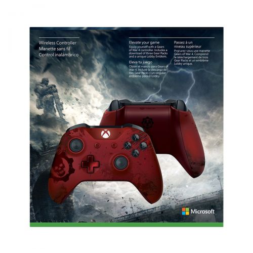  [아마존베스트]By Microsoft Xbox Wireless Controller - Gears of War 4 Crimson Omen Limited Edition