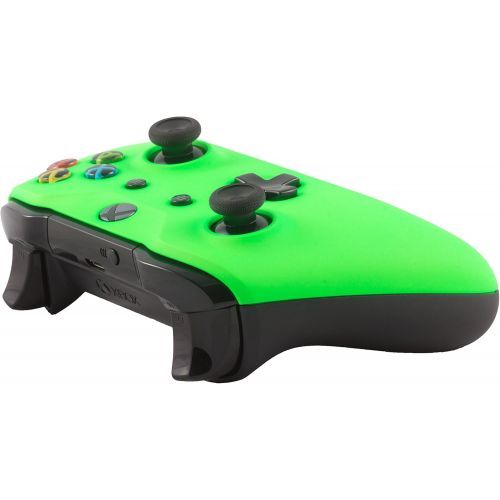  [아마존베스트]Xbox One S Wireless Bluetooth Controller For Microsoft Xbox One Custom Soft Touch Green