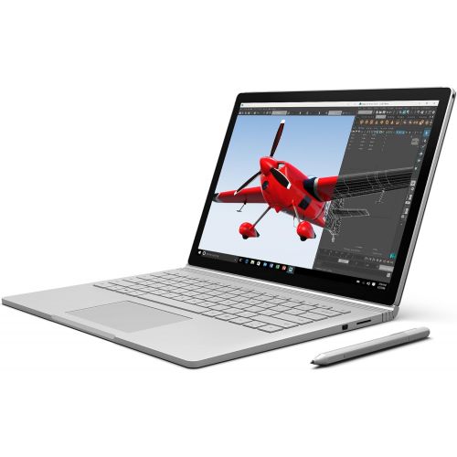  Microsoft Surface Book CR7-00001 Laptop (Windows 10 Pro, Intel Core i7, 13.5 LCD Screen, Storage: 512 GB, RAM: 16 GB) Silver