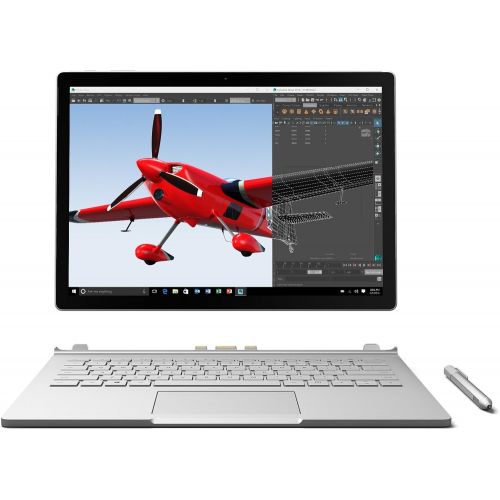  Microsoft Surface Book CR7-00001 Laptop (Windows 10 Pro, Intel Core i7, 13.5 LCD Screen, Storage: 512 GB, RAM: 16 GB) Silver