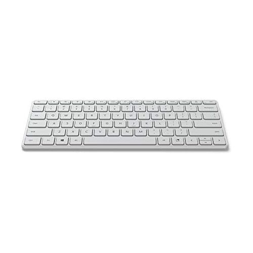  Microsoft Designer Compact Keyboard - Glacier. Standalone Wireless Bluetooth Keyboard. Compatible with Bluetooth Enabled PCs/Mac