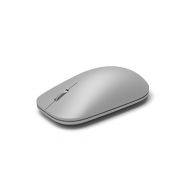 Microsoft Modern Mouse, Silver. Comfortable Right/Left Hand Use Design with Metal Scroll Wheel, Wireless, Bluetooth for PC/Laptop/Desktop, Works with Mac/Windows 8/10/11 Computers