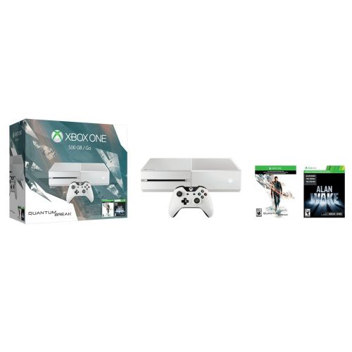  Microsoft Xbox One 500GB White Console - Special Edition Quantum Break Bundle