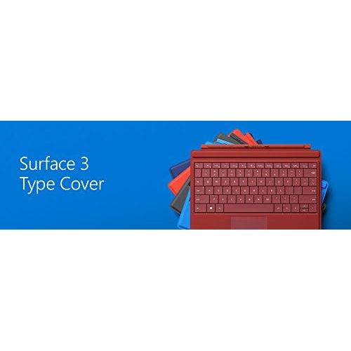  Microsoft Surface 3 Type Cover, Red (A7Z-00005)