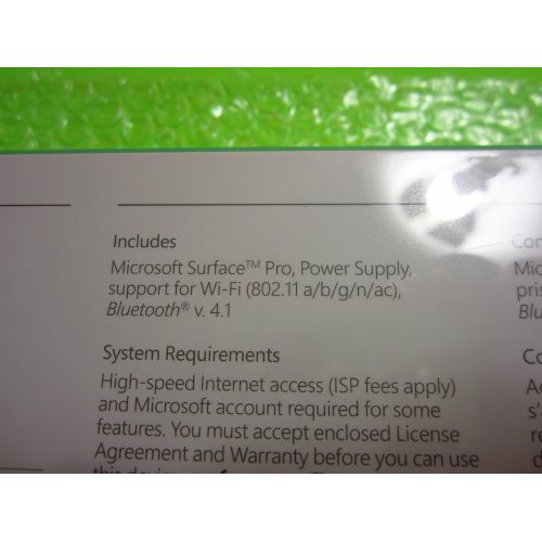  Microsoft 12.3 Surface Pro Core i5 8GB RAM 256GB SSD Windows 10 Tablet FJY-00001