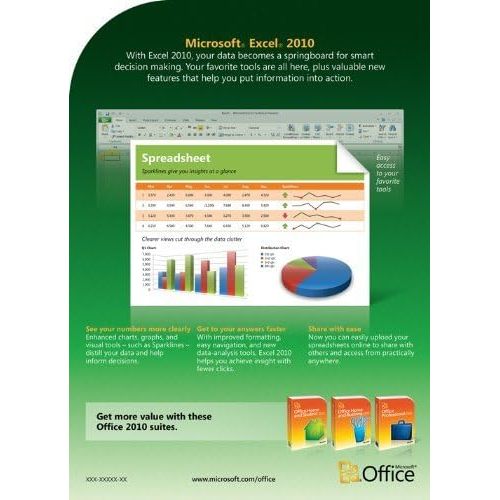  Microsoft Office Professional 2010 Key Card (1pc/1user) [Download]