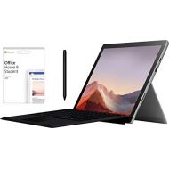Newest Microsoft Surface Pro 7 12.3” Touch-Screen (2736 x 1824) w/Office Home 2019 and Surface Pen | Intel Core i5-1035G4 | 8GB Memory | 128GB SSD | WiFi | Black Keyboard | Windows