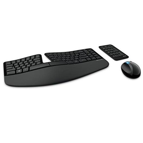  Microsoft Sculpt Ergonomic Desktop USB Port Keyboard and Mouse Combo (L5V-00002)