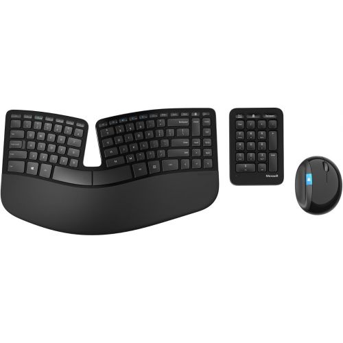  Microsoft Sculpt Ergonomic Desktop USB Port Keyboard and Mouse Combo (L5V-00002)