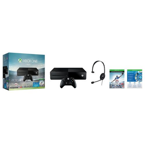  Microsoft Xbox One 1TB Console - EA Sports Madden NFL 16 Bundle