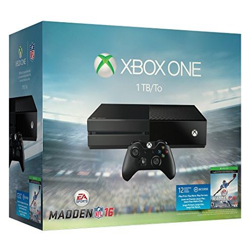  Microsoft Xbox One 1TB Console - EA Sports Madden NFL 16 Bundle