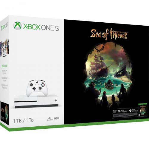  Microsoft Xbox One S 1TB Console - Sea of Thieves Bundle [Discontinued]