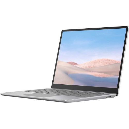  Microsoft Surface Laptop Go 12.4 Intel i5-1035G1 8GB/256GB Touchscreen, Platinum Bundle w/Elite Suite Software (Office Suite Pro, Photo Editor, PDF Editor, PCmover Pro) + 1 YR CPS