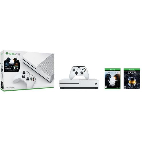  Microsoft Xbox One S 500GB Console - Halo Collection Bundle [Discontinued]