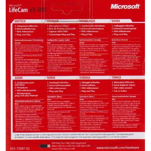  Microsoft LifeCam VX-800