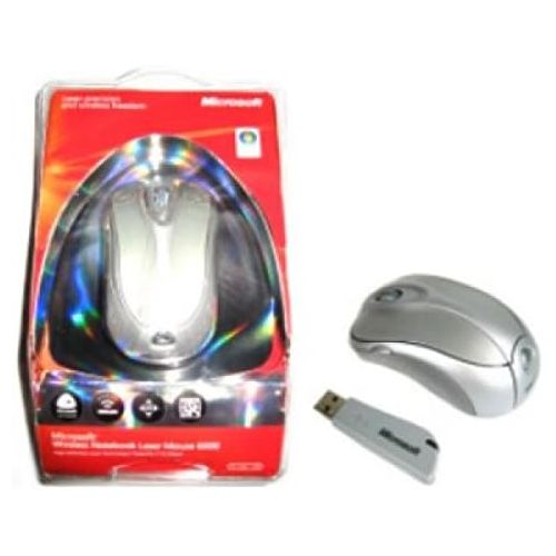  MICROSOFT Wireless Notebook Laser Mouse 6000 RF Wireless Laser Mouse Silver Retail