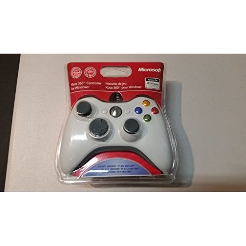  Microsoft Xbox 360 Controller for Windows - White