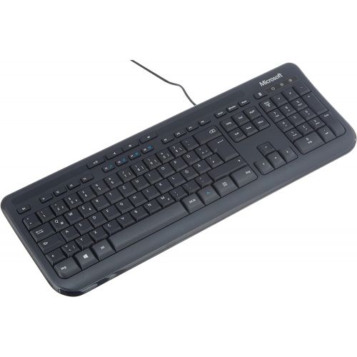  Microsoft Keyboard 600 Black, German layout, ANB-00008 (Black, German layout)