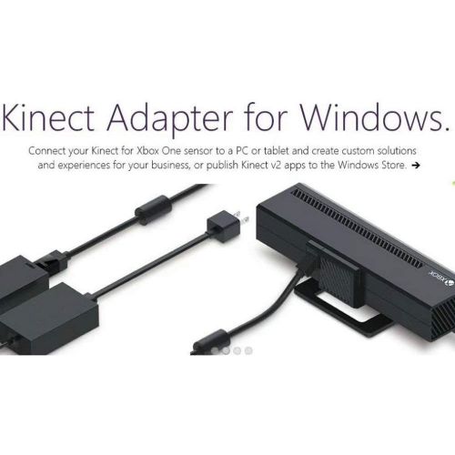  Microsoft Original Xbox Kinect Adapter for Xbox One S and Windows 10 PC