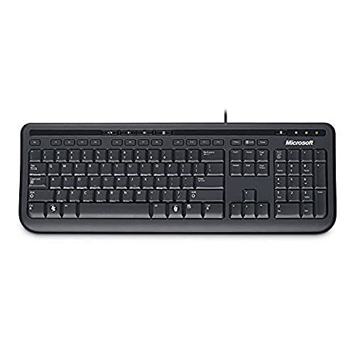  Microsoft Keyboard, Wired 600 Black, UK Rohs Compliant: Yes - ANB-00006