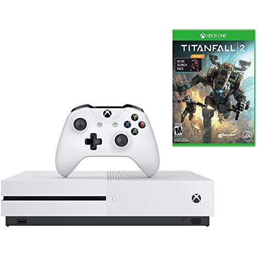  Microsoft Xbox One S Gaming Console 1TB 4K BluRay Console and Titanfall 2 Bundle