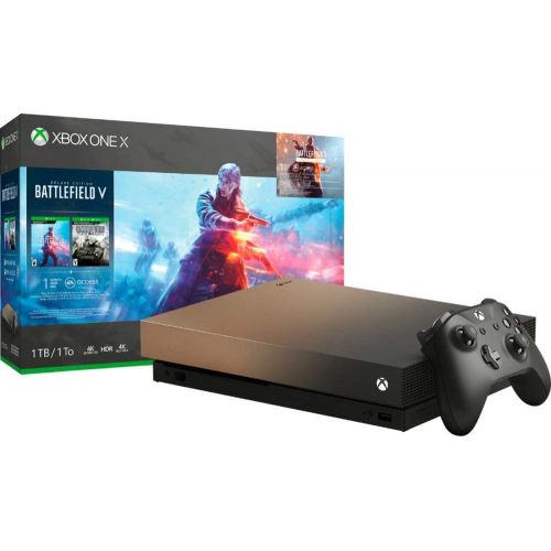  Microsoft Xbox One X 1TB Console - Battlefield V Bundle - Xbox One