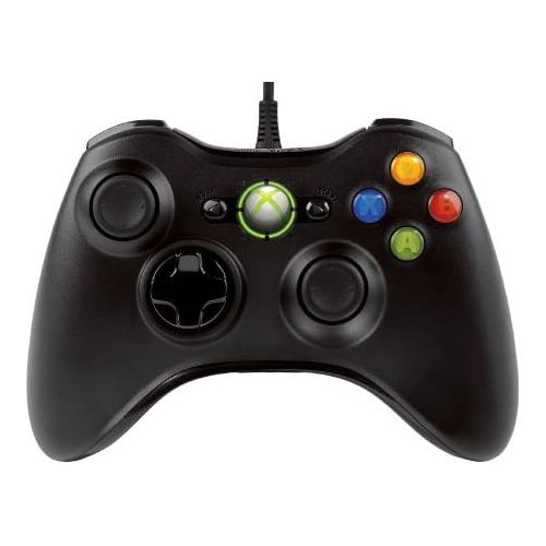  Microsoft Xbox 360 Wired Controller - Black