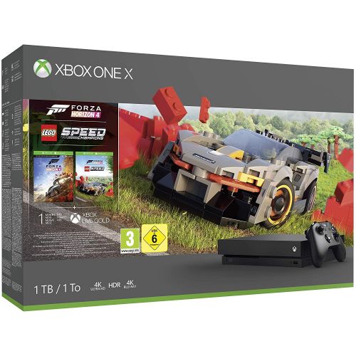  Microsoft Xbox One X 1TB Console with Forza Horizon 4 Lego Speed Champions Bundle (1TB) - Xbox One