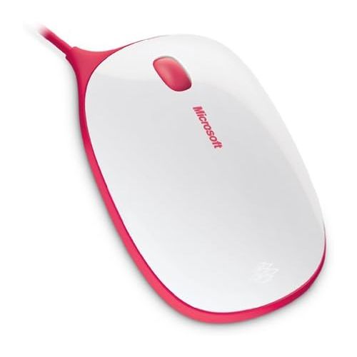  Microsoft Open Box T2J-00002 USB Express Wired Mouse - Red/White