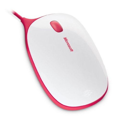  Microsoft Open Box T2J-00002 USB Express Wired Mouse - Red/White