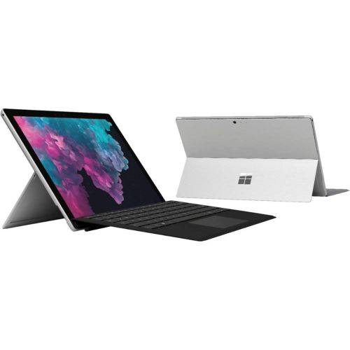  Microsoft - Surface Pro with Black Keyboard ? 12.3” Touch Screen ? Intel Core M3 ? 4GB Memory ? 128GB SSD - Platinum