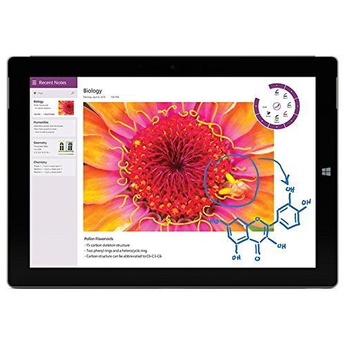  Microsoft Surface 3 4G LTE AT&T UNLOCKED Tablet 10.8 64GB Quad Core Full HD 2.4 GHz Dual Camera Bluetooth 4.0 Windows 10 Home GK6-00013