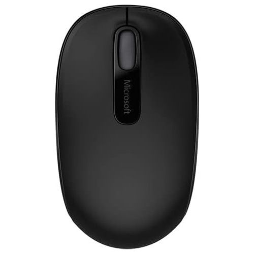  Microsoft Wireless Mobile Mouse 1850 for Business, Black. Comfortable Ergonomic Design, Wireless, USB 2.0 with Nano transceiver for PC/Laptop/Desktop, Works with Mac/Windows Comput