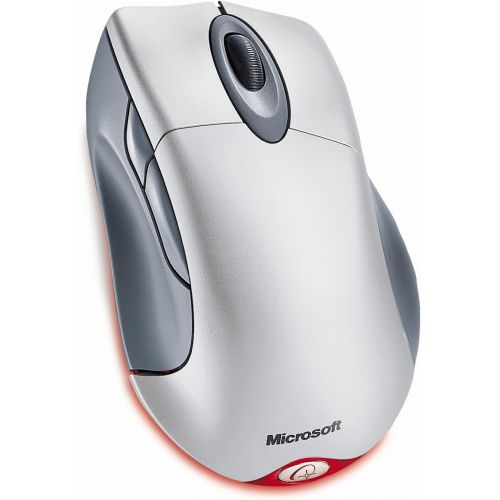  Microsoft Wireless IntelliMouse Explorer - Mouse - optical - 5 button(s) - Wireless - USB Wireless receiver - metallic gray