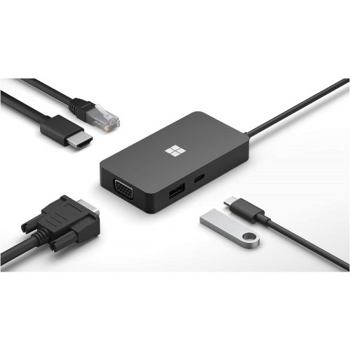  Microsoft SWV-00003- USB-C Travel Hub, Black