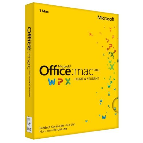  Microsoft Office Mac Home & Student 2011 Key Card (1PC/1User)