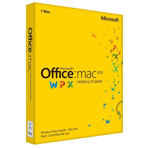  Microsoft Office Mac Home & Student 2011 Key Card (1PC/1User)