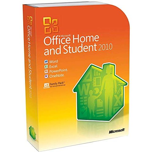  Microsoft Office 2010 Home and Student Retail Family Pack - 3PCs