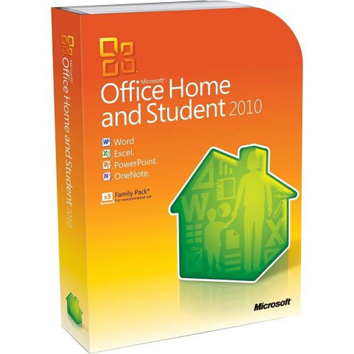  Microsoft Office 2010 Home and Student Retail Family Pack - 3PCs