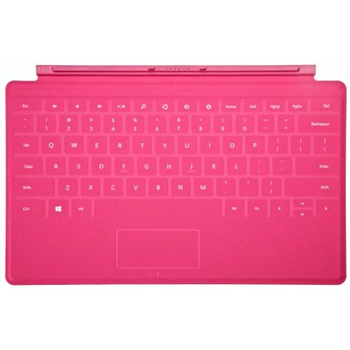  Microsoft Magenta Touch Cover for 10.6 inch Microsoft Surface RT - with Windows RT and for Surface Pro - with Windows 8 Pro 10.6 inch only